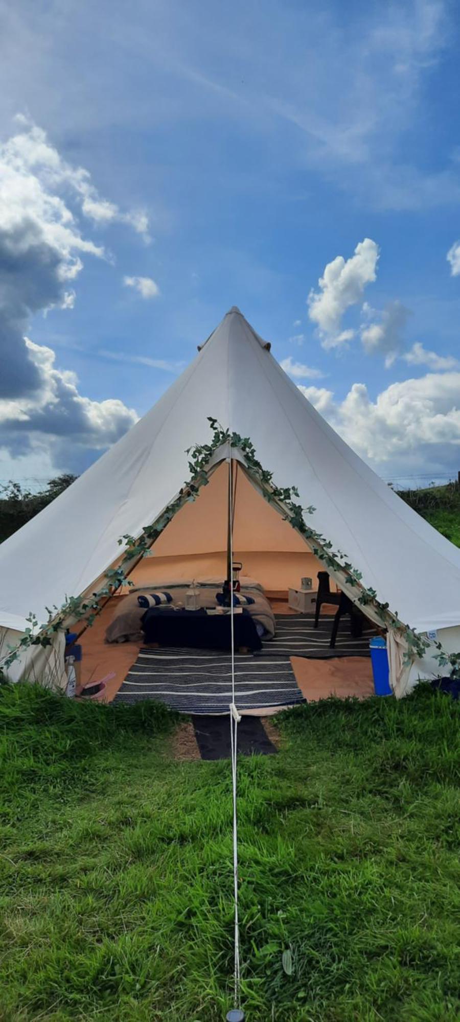 Summit Camping Kit Hill Cornwall Panoramic Views Grass Pitch From 15Pn Or Bella Bell Tent 75Pn Callington Exteriér fotografie